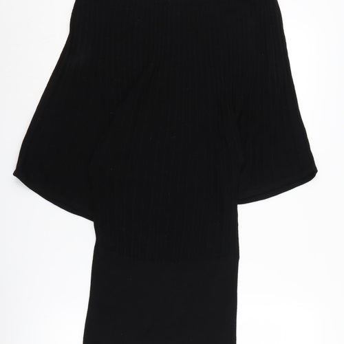 H&M Black Viscose Dress, Medium, Women's, Knit