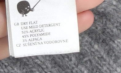 Monki Women's Grey Pullover Jumper XS