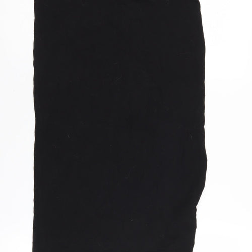 H&M Women's Black Pencil Skirt, Size S, Viscose Blend