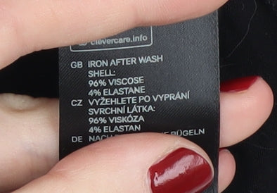 H&M Women's Black Pencil Skirt, Size S, Viscose Blend