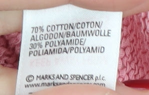 Marks and Spencer Women's Pink Cardigan V-Neck Size 10