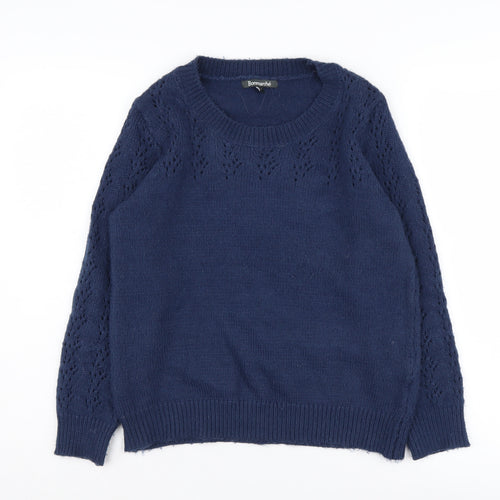 Bonmarché Women's Blue Pullover Jumper Size 10