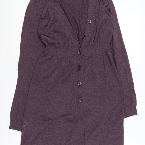 Mamas & Papas Women's Purple Cardigan Size 6
