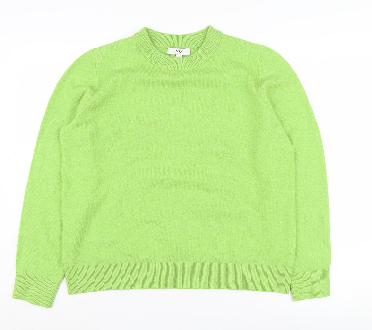 Marks and Spencer Women's Green Pullover Jumper M