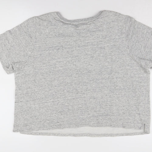 Marks and Spencer Women's Grey T-Shirt Size 18