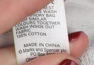 Marks and Spencer Women's Grey T-Shirt Size 18