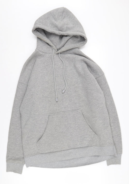 Zara Men’s Grey Pullover Hoodie Size S