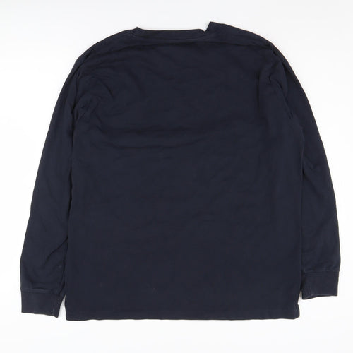 Uniqlo Men's Black XL Long Sleeve Crew Neck Tee