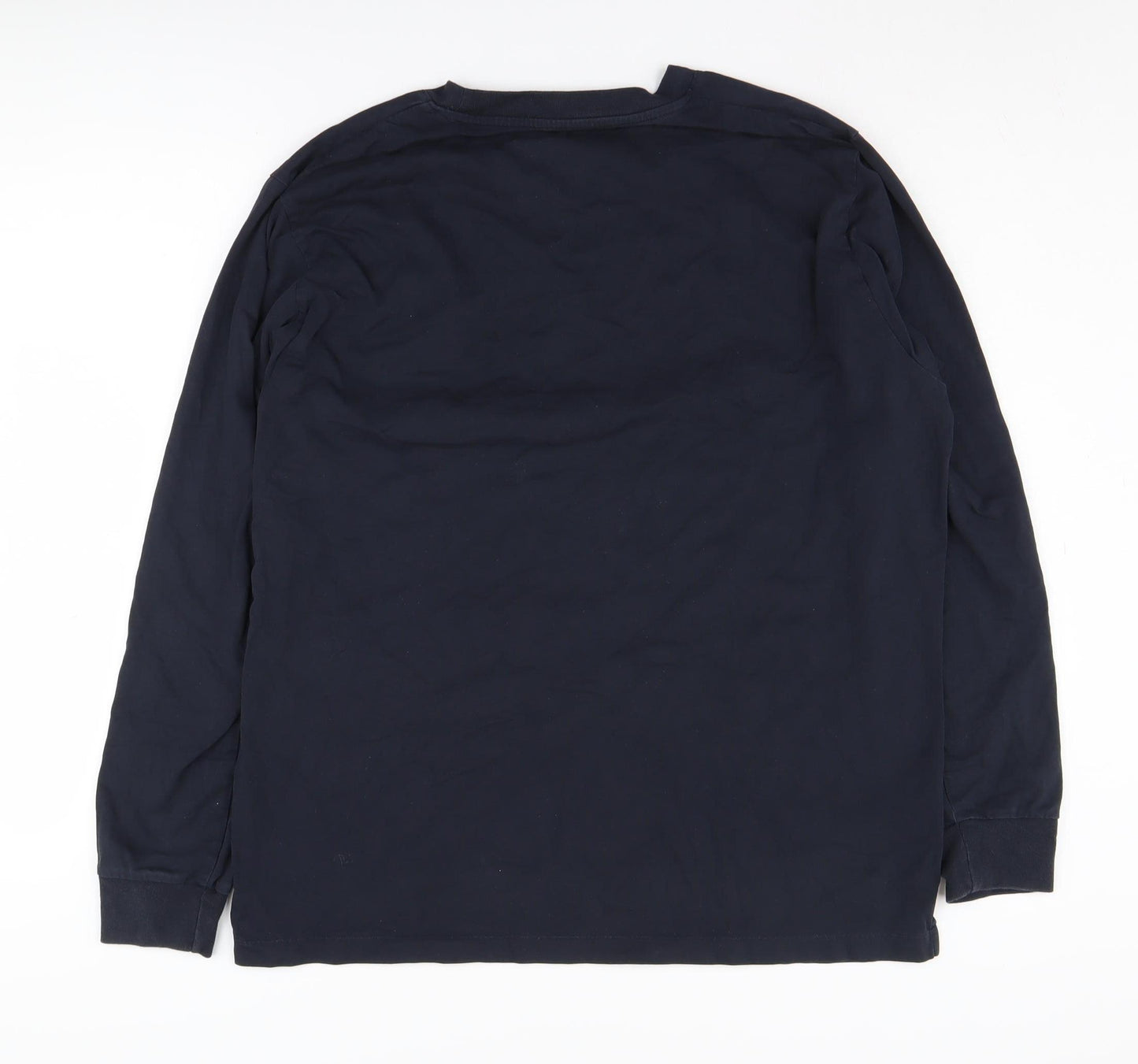 Uniqlo Men's Black XL Long Sleeve Crew Neck Tee