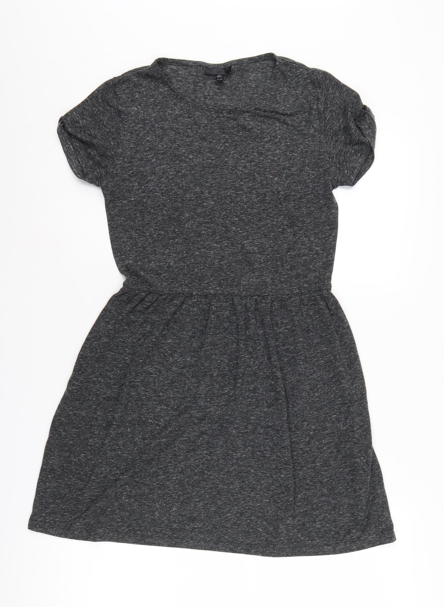 Topshop Women’s Grey Short Shift Dress - Size 6