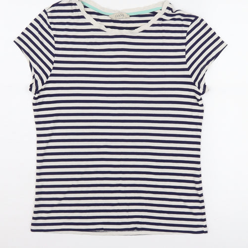Oasis Women's L Multicoloured Striped T-Shirt