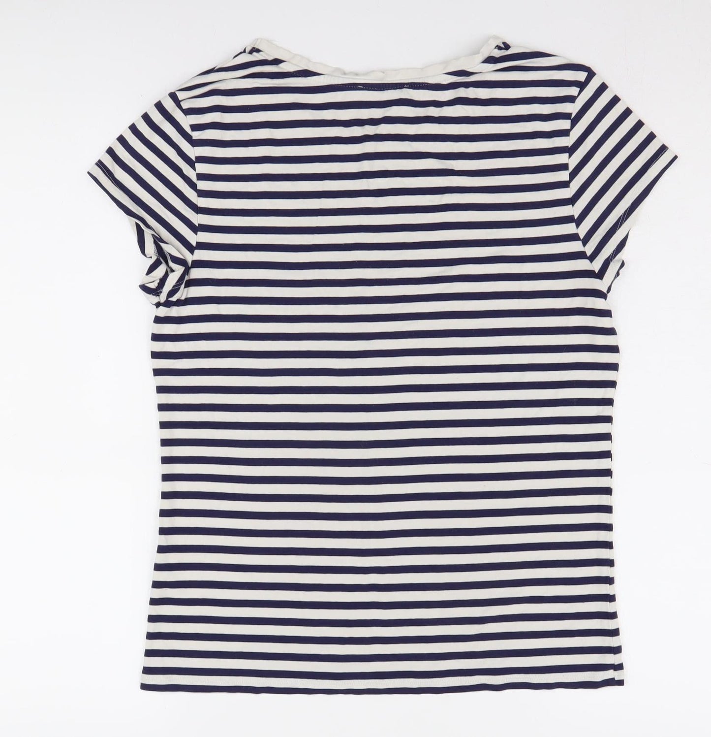 Oasis Women's L Multicoloured Striped T-Shirt