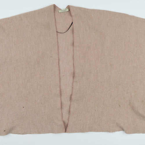 Cocogio Women's Pink Knit Cape Jumper One Size