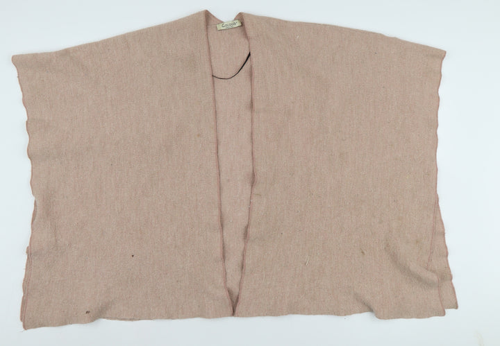 Cocogio Women's Pink Knit Cape Jumper One Size