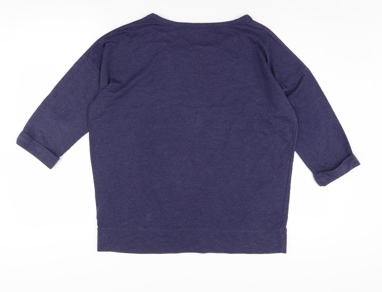 Marks and Spencer Women's Blue Studded T-Shirt Size 12