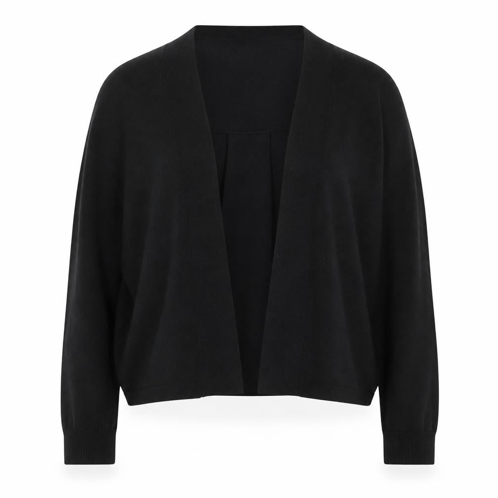 Front view of Wallis Women's Black Medium Cardigan with Buttons