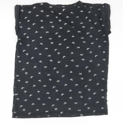 Louche Unisex Kids Black XS T-Shirt Short Sleeve