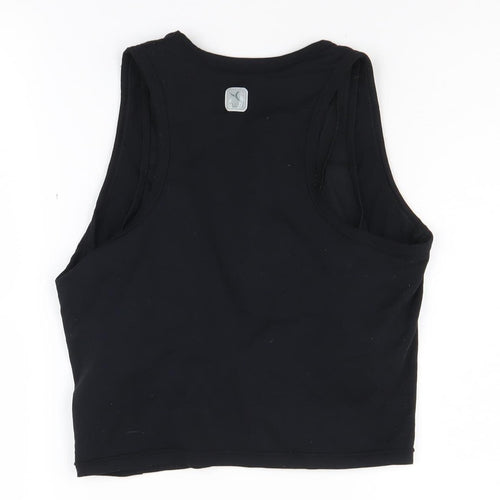 Tomyos Women's Black M V-Neck Tank Top for Gym