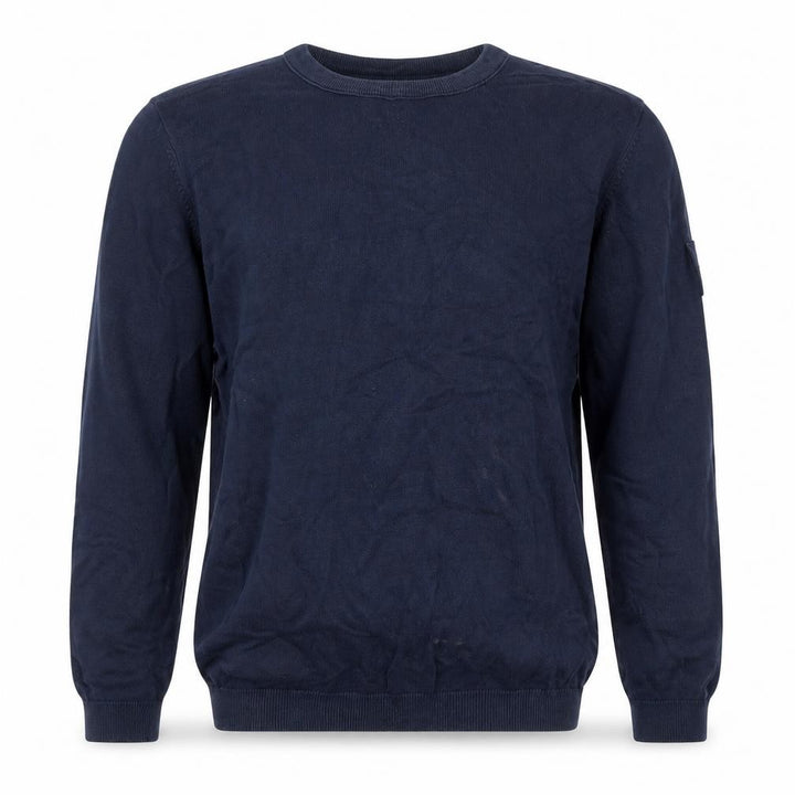 Jack & Jones Men's Blue Cotton Pullover Jumper M