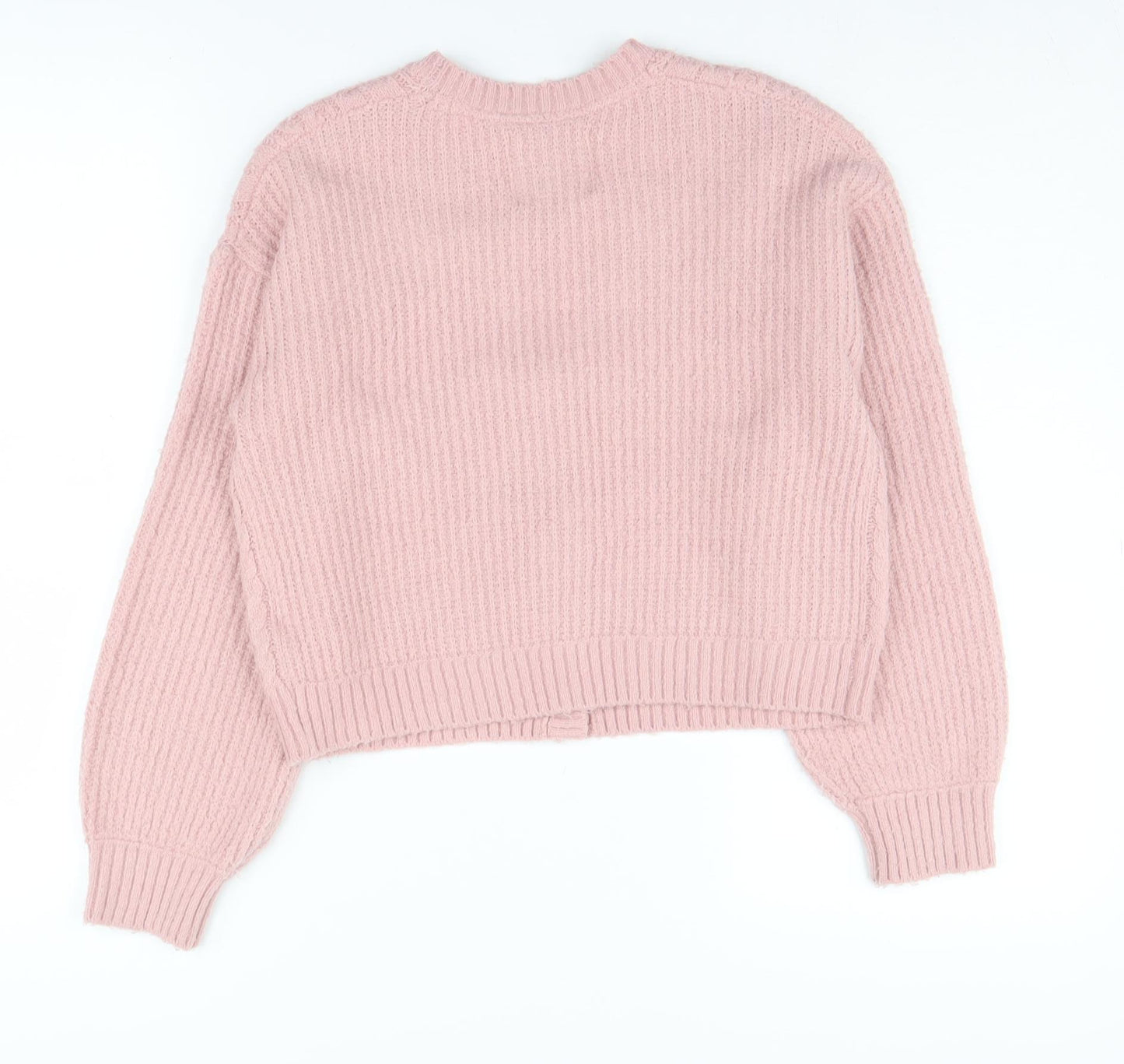 Jack Wills Girls Pink Cable Cardigan 10-11 Years