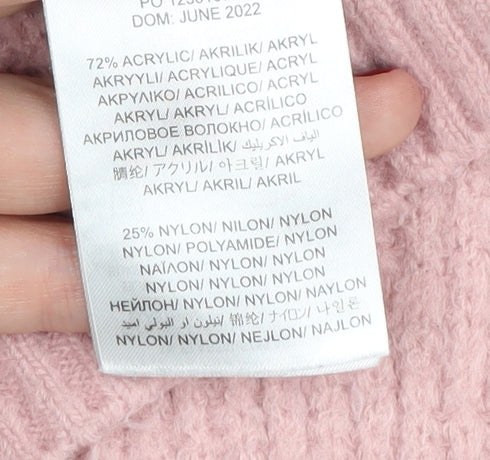 Jack Wills Girls Pink Cable Cardigan 10-11 Years
