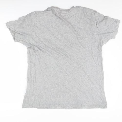 Replay Unisex Grey Basic T-Shirt - XL Casual Wear
