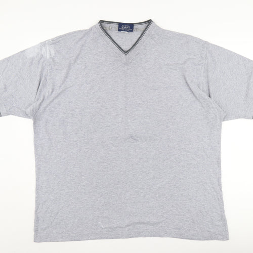 Lee Cooper Men's Grey XL V-Neck T-Shirt