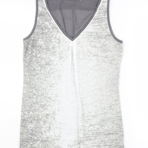 Sandwich Women's Grey Sleeveless V-Neck Tank Top
