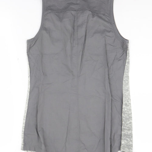 Sandwich Women's Grey Sleeveless V-Neck Tank Top
