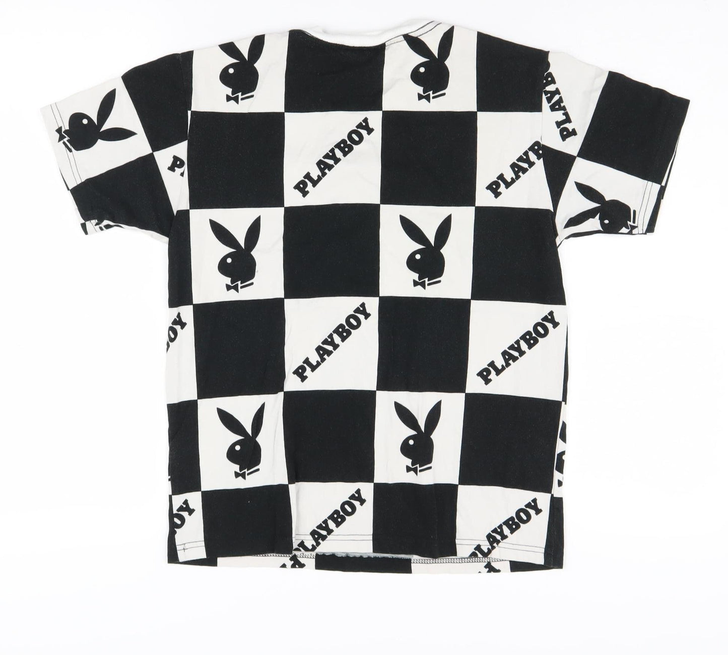Joyrich Playboy T-Shirt, Black White, Men's S, Retro Style