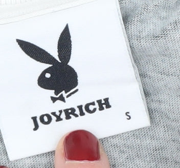Joyrich Playboy T-Shirt, Black White, Men's S, Retro Style