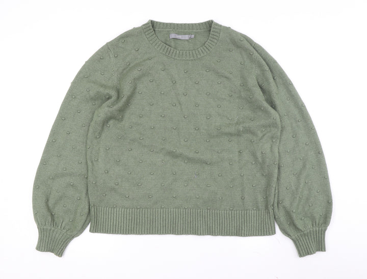 b.young Women's Green XL Crew Neck Pullover Jumper