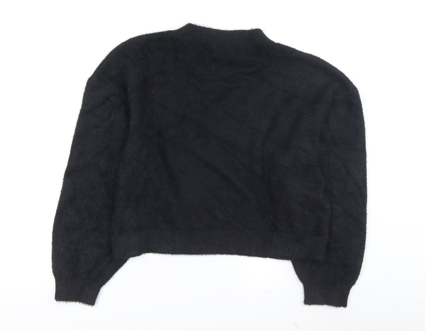 H&M Women's Black Pullover Jumper, M, Crew Neck