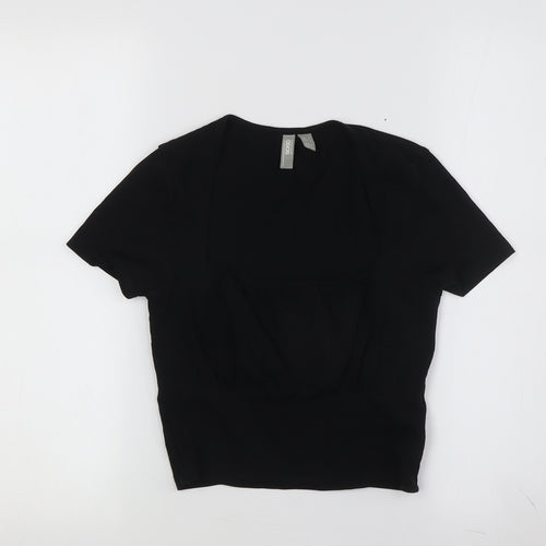 ASOS Women's Black Basic T-Shirt Size 8