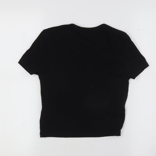ASOS Women's Black Basic T-Shirt Size 8