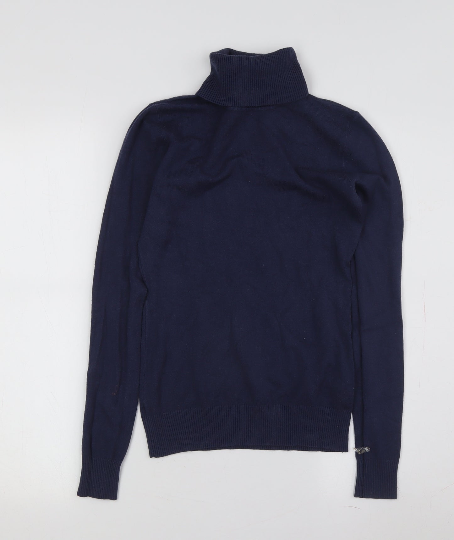 Zuiki Women's Blue Roll Neck Pullover Jumper, Size 10