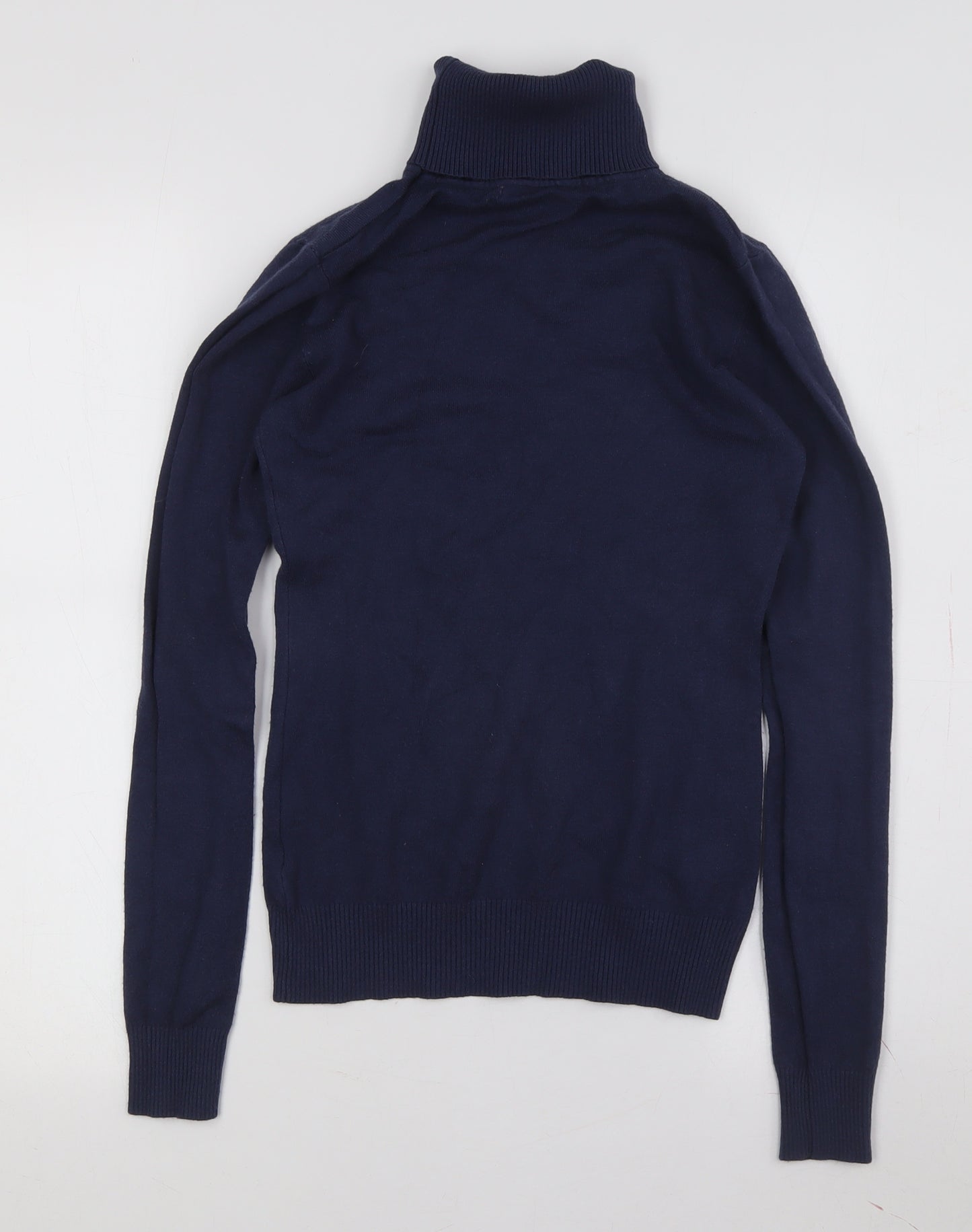 Zuiki Women's Blue Roll Neck Pullover Jumper, Size 10