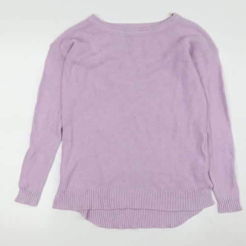 Cotton On Women's Purple XS Pullover Long Sleeve Jumper