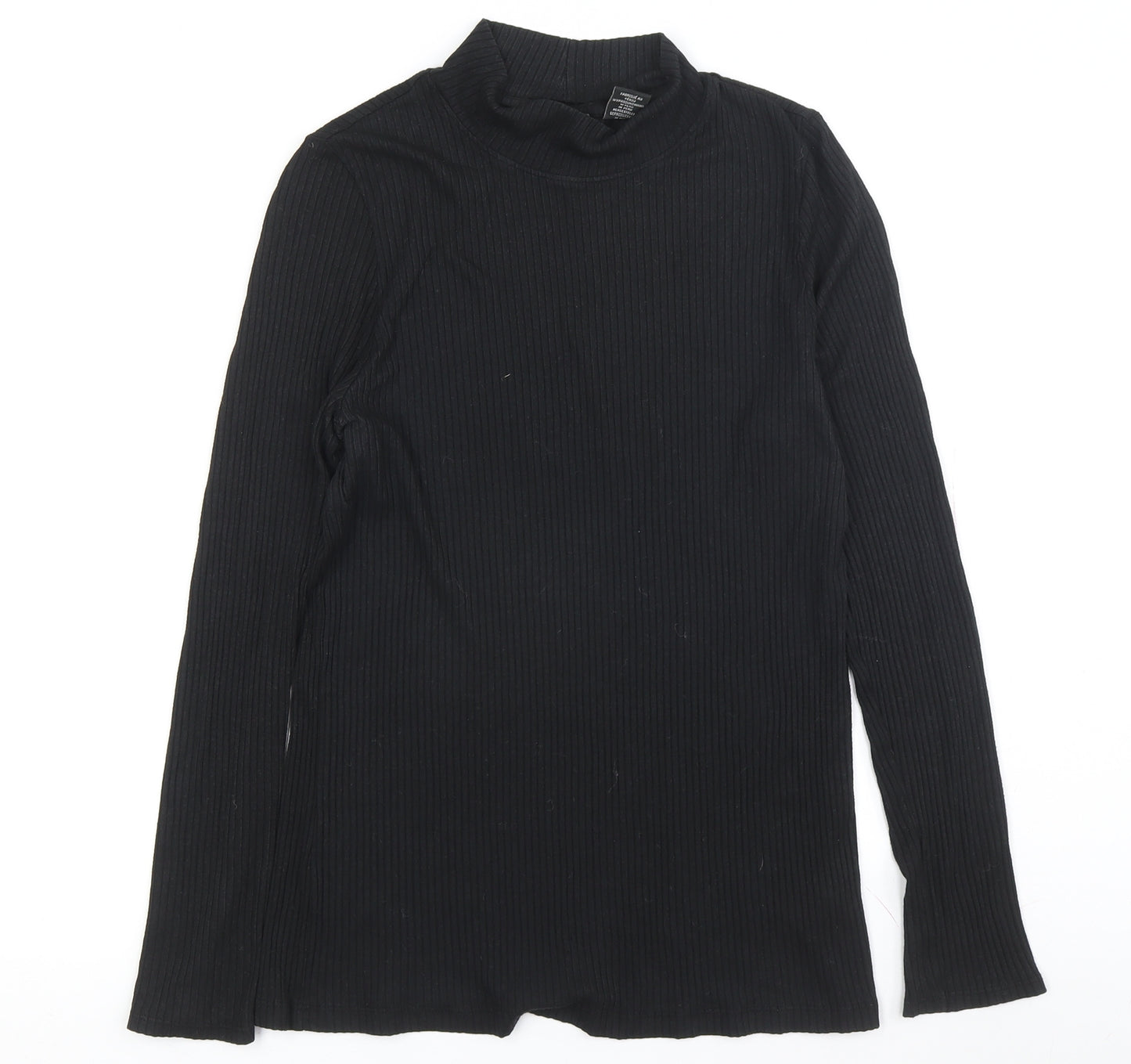 Rachel Zoe Women's Black Mock Neck Pullover Jumper M