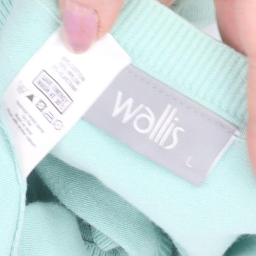 Wallis Women's Green V-Neck Cardigan L