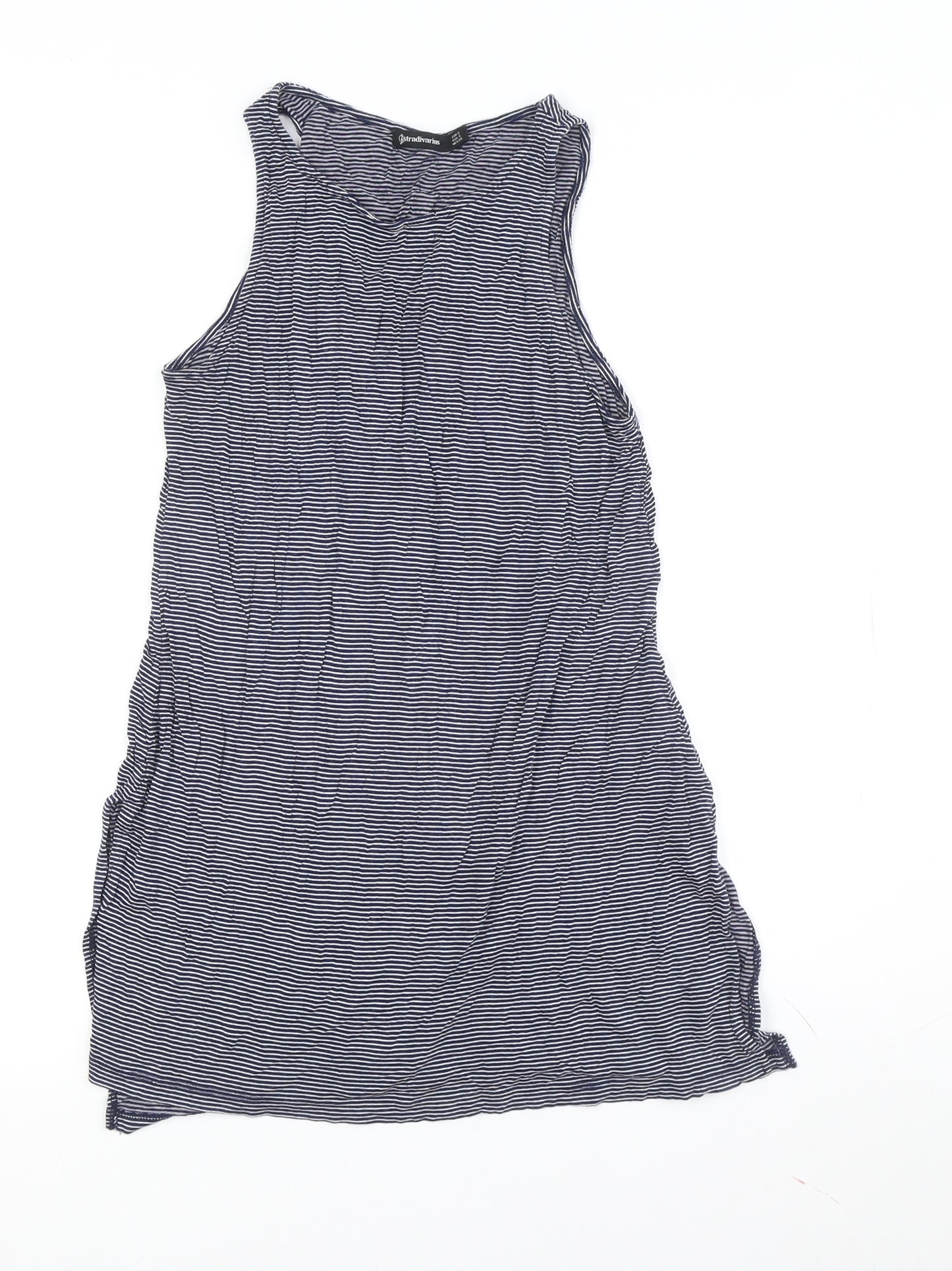 Stradivarius Women's Multicoloured Striped Tank, S