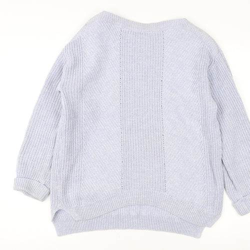 Marks and Spencer Women's Blue Pullover Jumper M