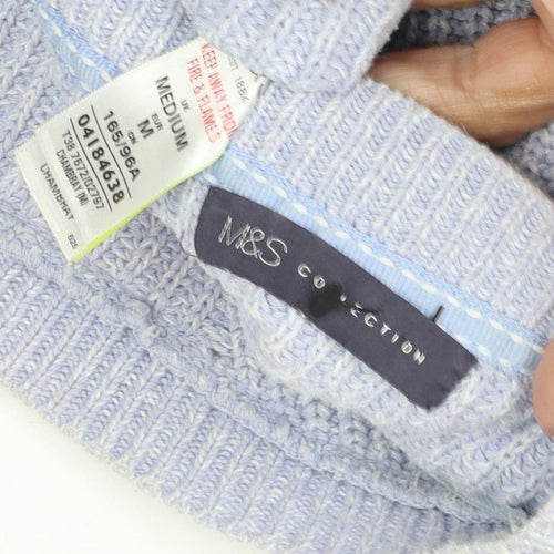 Marks and Spencer Women's Blue Pullover Jumper M