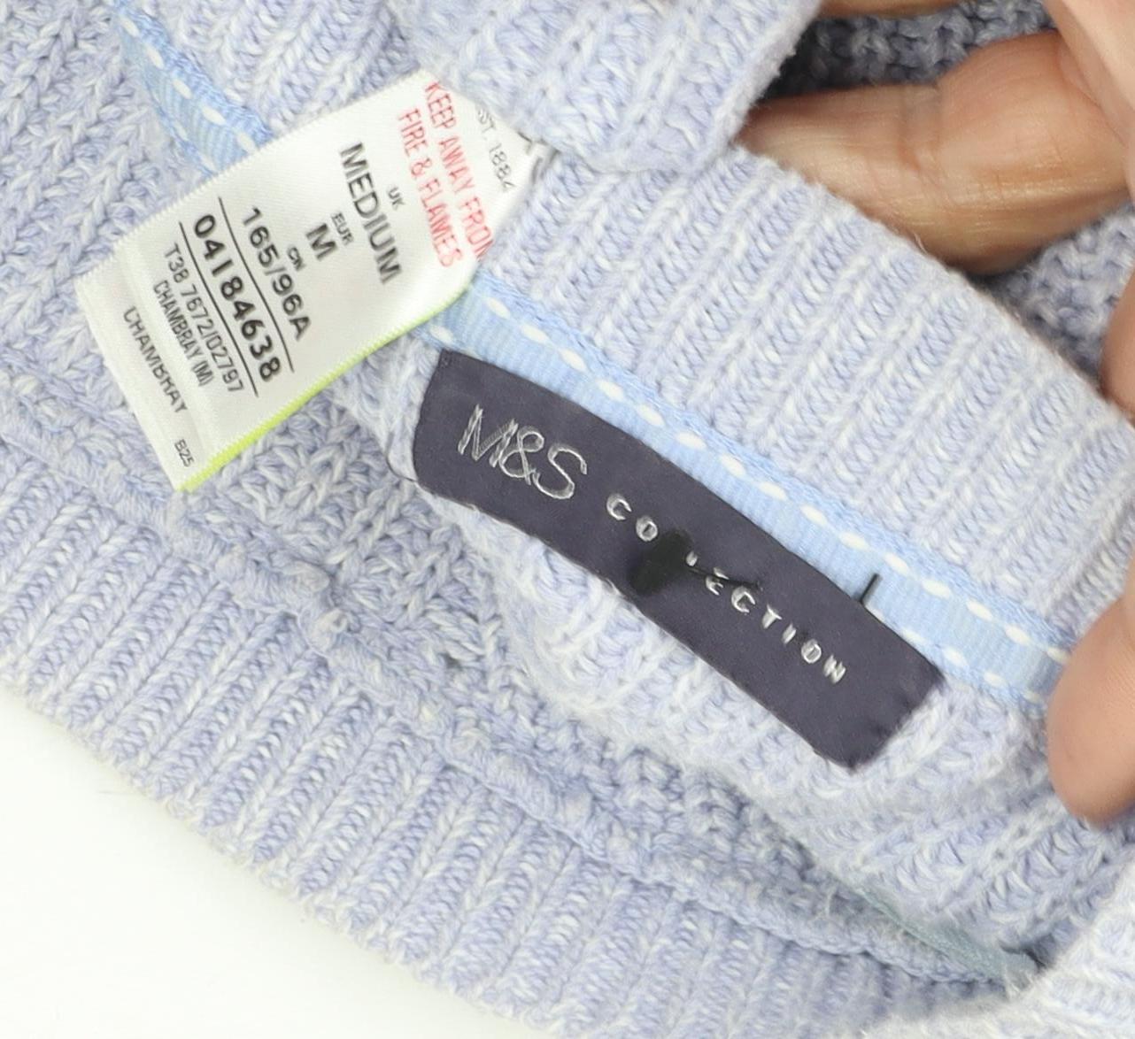 Marks and Spencer Women's Blue Pullover Jumper M