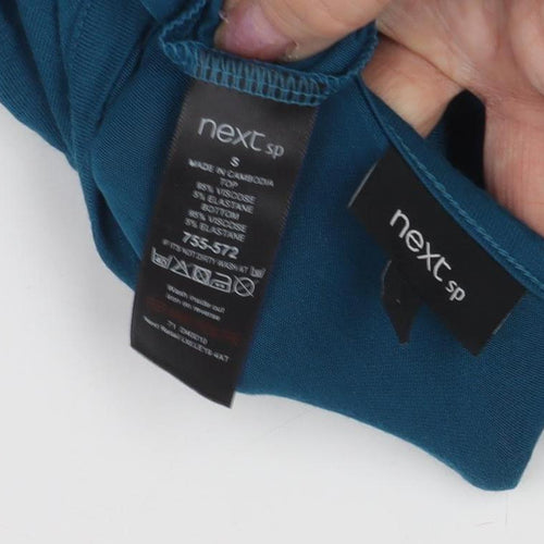 Next Women's Blue Basic T-Shirt, Size S, Casual Wear
