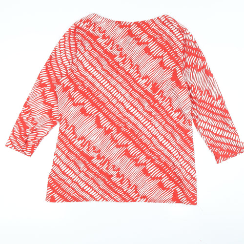 Principles Women's Red Boat Neck Top Size 16