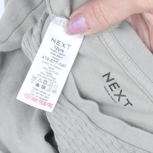 Next Boys Grey Crew Neck T-Shirt Age 12 Years