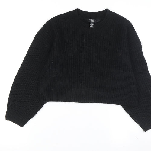 New Look Girls Black Pullover Jumper, Size 10-11 Years