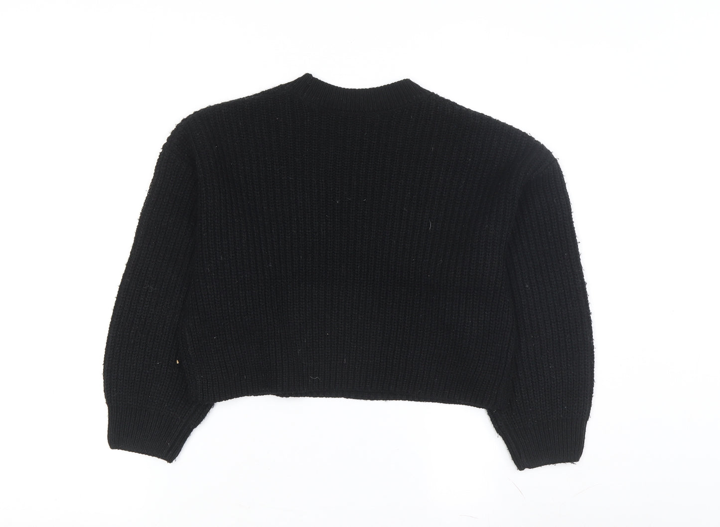 New Look Girls Black Pullover Jumper, Size 10-11 Years