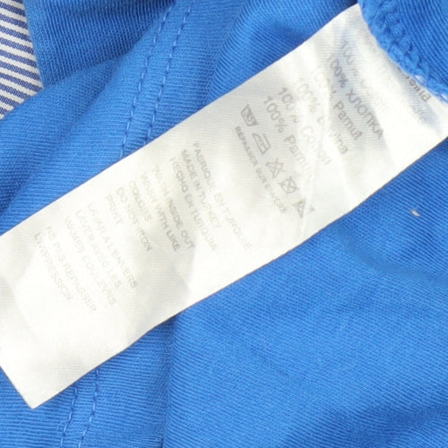 Tommy Hilfiger Men's Blue Cotton Polo M